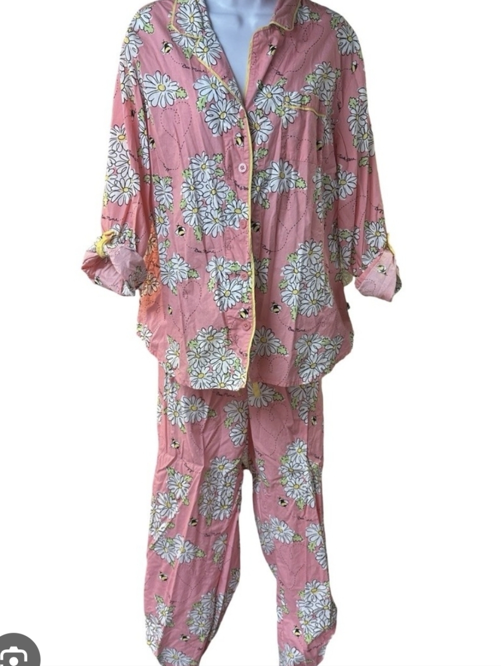 NEW Nick & Nora 2pc Pajama Set Be Mine XXL